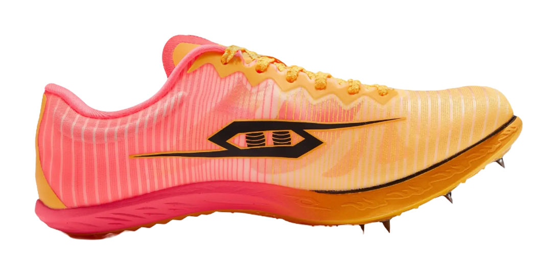 Tansher Fire Kirin Wind God Spikes - Orange Sprinting Spikes for Men 