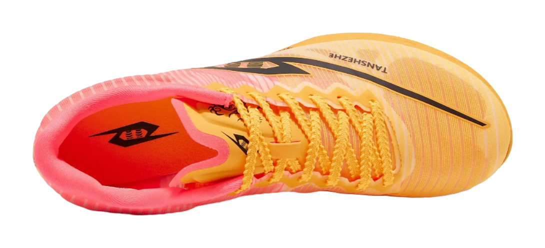 Tansher Fire Kirin Wind God Spikes - Orange Sprinting Spikes for Men 