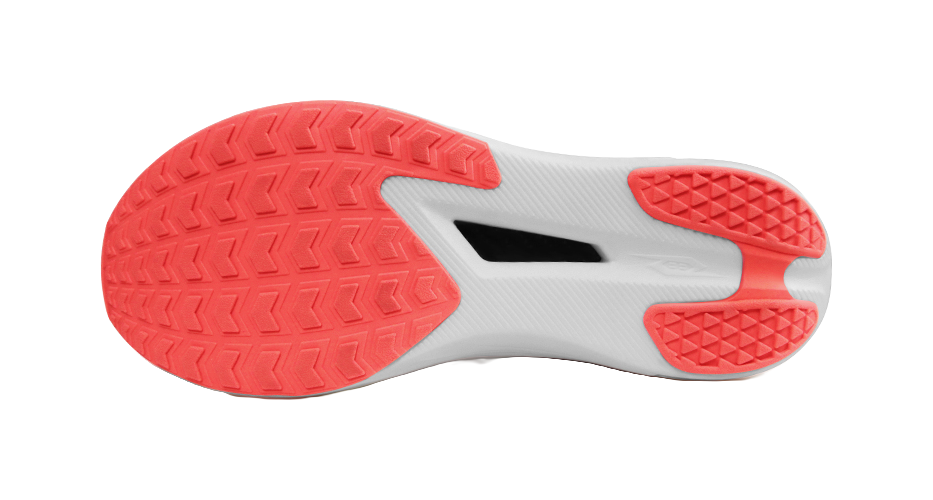 Tansher Leopard 1.0 - White Red Sprinting Running Shoes for Unisex 