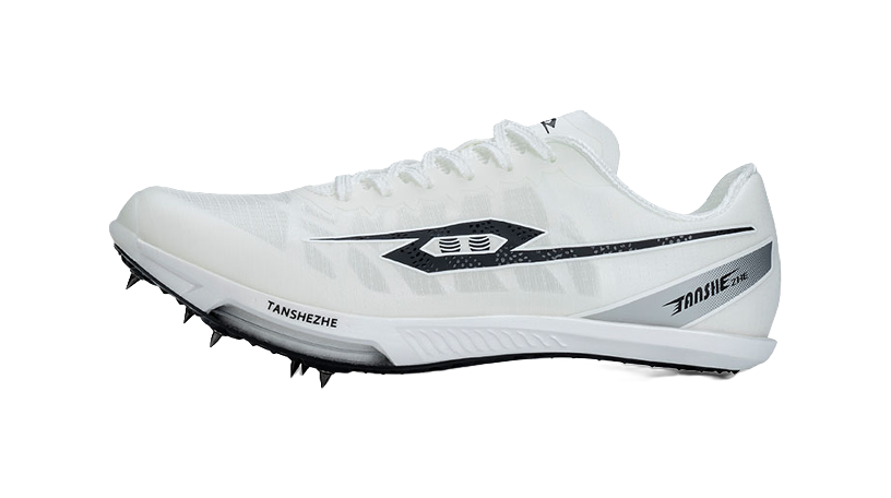 Tansher Training Sprinting Spikes - White Track and Field Running Shoes for Unisex 