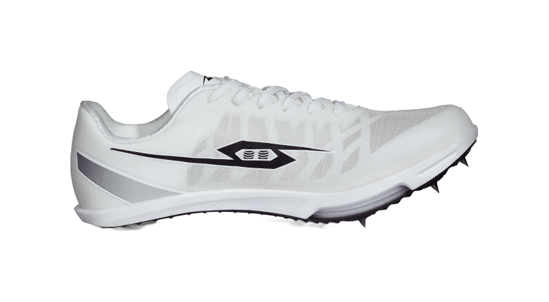 Tansher Training Sprinting Spikes - White Track and Field Running Shoes for Unisex 