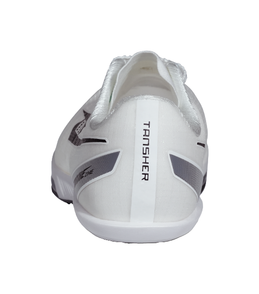 Tansher Training Sprinting Spikes - White Track and Field Running Shoes for Unisex 