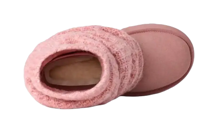 UGG CLASSIC MINI Dipper Legwarmer Thermal Snow Boots Womens Pink  vjsneaker.com