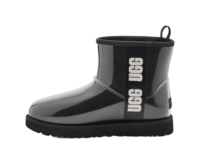 UGG Classic Clear Mini Boot Black Womens  vjsneaker.com