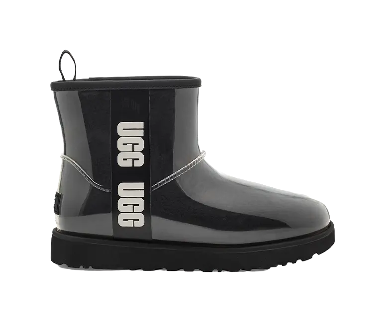 UGG Classic Clear Mini Boot Black Womens  vjsneaker.com