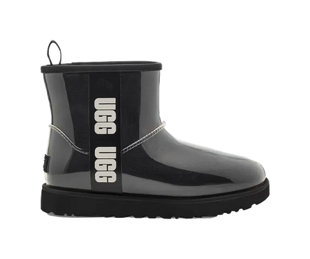 UGG Classic Clear Mini Boot Black Womens  vjsneaker.com