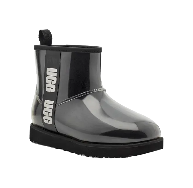UGG Classic Clear Mini Boot Black Womens  vjsneaker.com