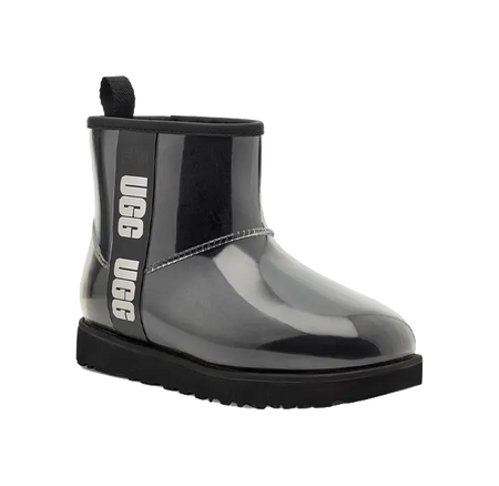 UGG Classic Clear Mini Boot Black Womens  vjsneaker.com