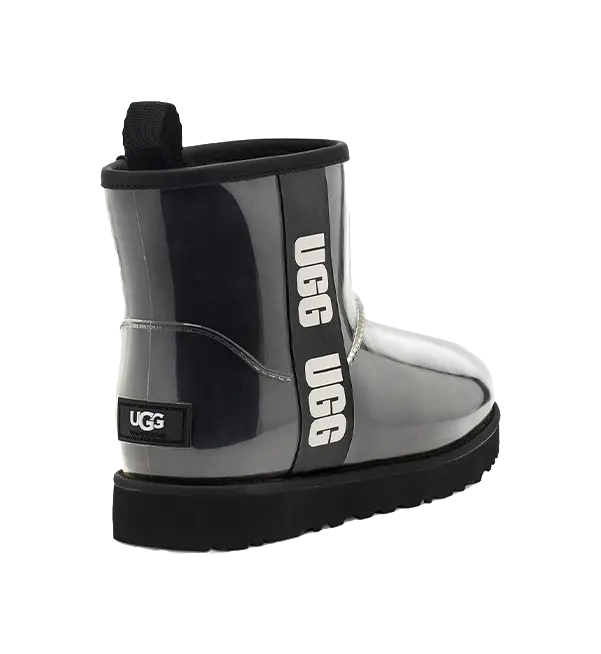 UGG Classic Clear Mini Boot Black Womens  vjsneaker.com