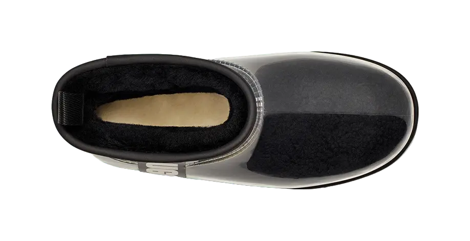 UGG Classic Clear Mini Boot Black Womens  vjsneaker.com