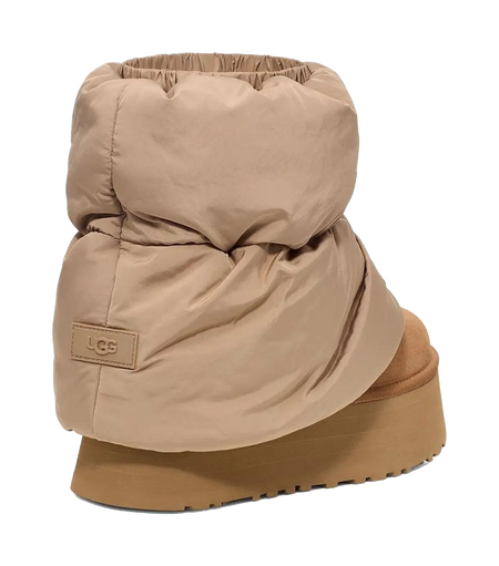 UGG Classic Mini Dipper Puffer Boot Amphora Chestnut Womens  vjsneaker.com