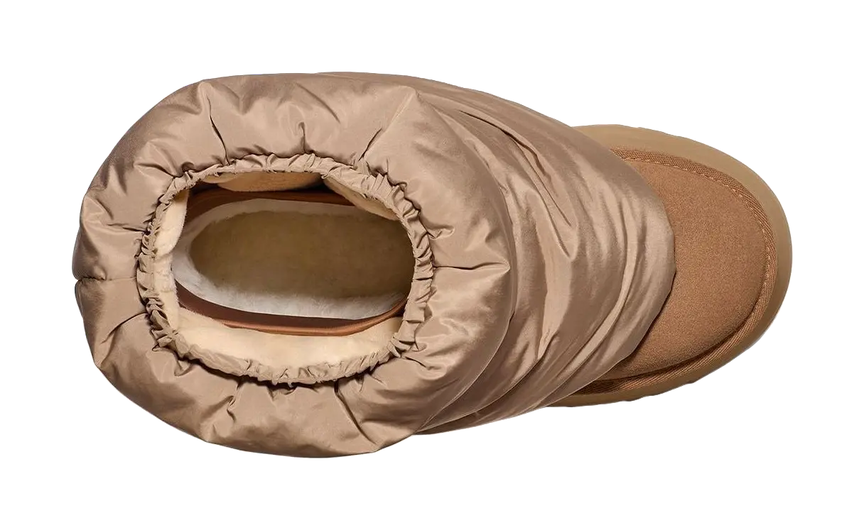 UGG Classic Mini Dipper Puffer Boot Amphora Chestnut Womens  vjsneaker.com