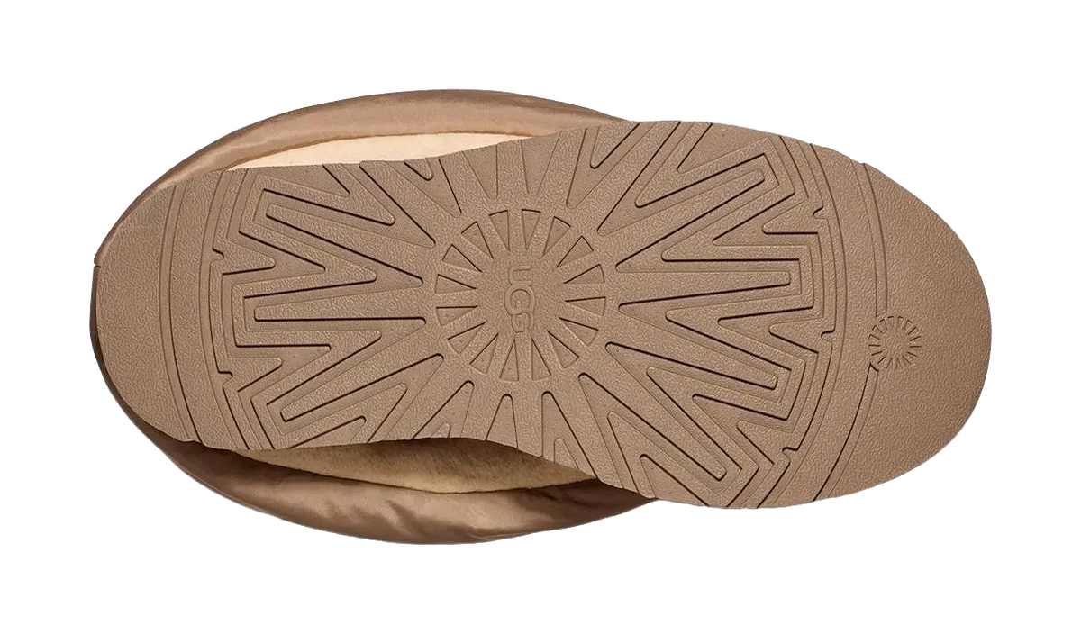 UGG Classic Mini Dipper Puffer Boot Amphora Chestnut Womens  vjsneaker.com