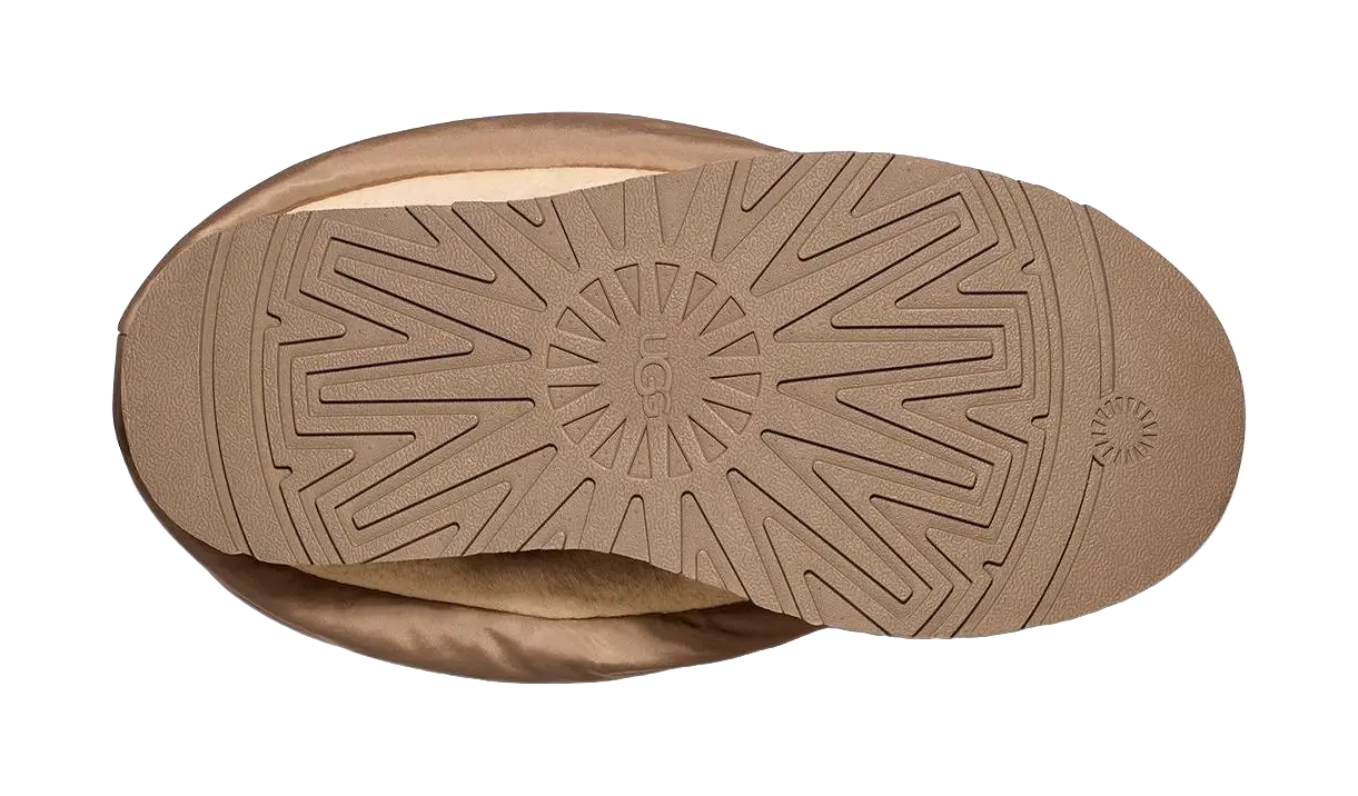 UGG Classic Mini Dipper Puffer Boot Amphora Chestnut Womens  vjsneaker.com