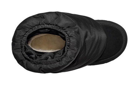 UGG Classic Mini Dipper Puffer Boot Black Womens  vjsneaker.com