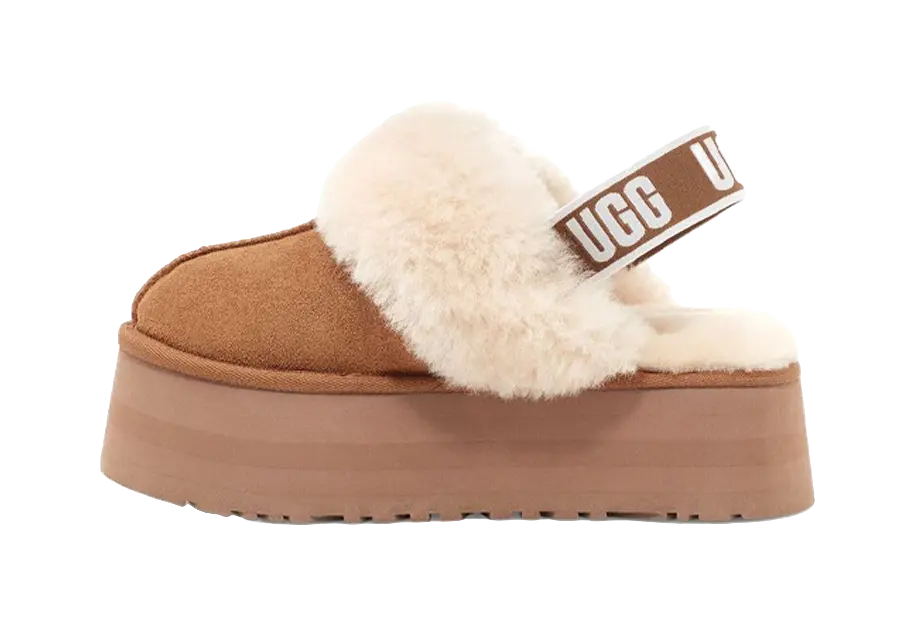 UGG Funkette Slipper Chestnut Womens  vjsneaker.com