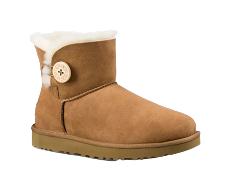 UGG Mini Bailey Button Ii Boot Fleece Lined Womens  vjsneaker.com