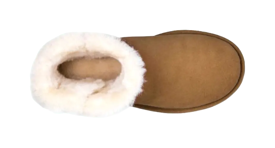 UGG Mini Bailey Button Ii Boot Fleece Lined Womens  vjsneaker.com
