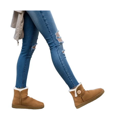 UGG Mini Bailey Button Ii Boot Fleece Lined Womens  vjsneaker.com