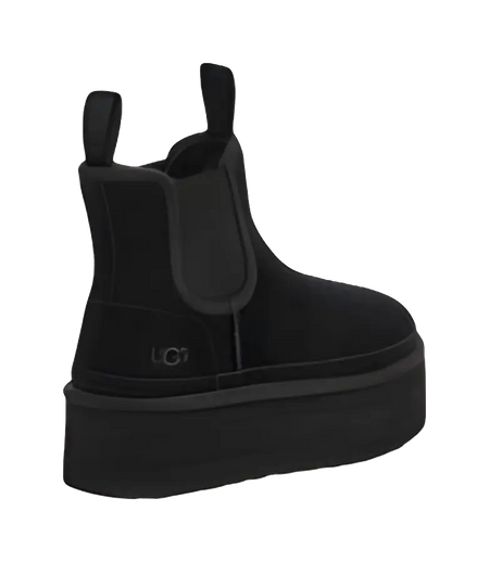UGG Neumel Platform Chelsea Boot Black Womens  vjsneaker.com