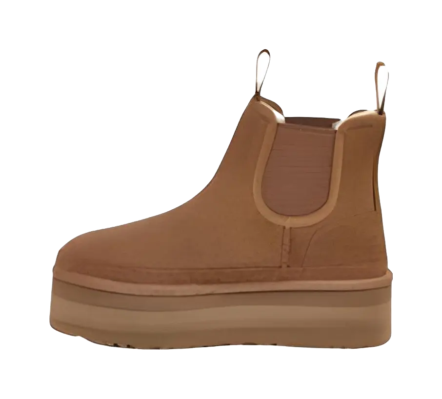UGG Neumel Platform Chelsea Boot Chestnut Womens  vjsneaker.com