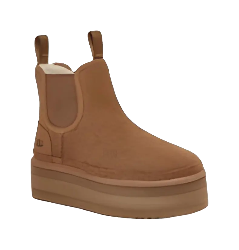 UGG Neumel Platform Chelsea Boot Chestnut Womens  vjsneaker.com
