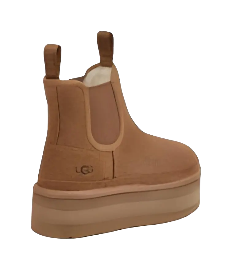 UGG Neumel Platform Chelsea Boot Chestnut Womens  vjsneaker.com