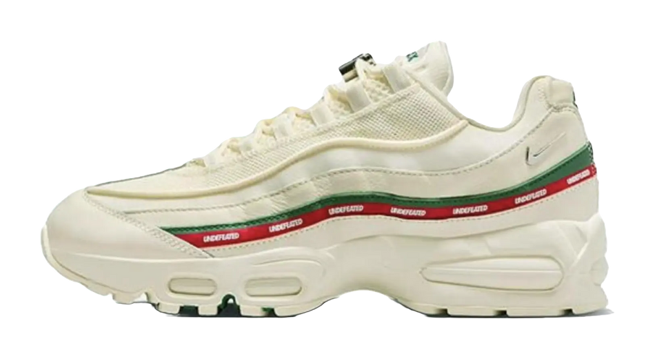 UNDEFEATED x Nike Air Max 95 Running Shoes Mens Ecru  vjsneaker.com