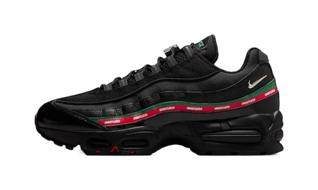 UNDEFEATED x Nike Air Max 95 Running Shoes Unisex Black Red  vjsneaker.com