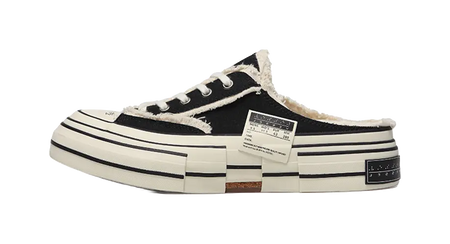 VESSEL Closed Toe Slippers Unisex Black White  VJSNEAKER