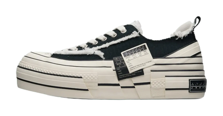 VESSEL Low top Canvas Shoes Unisex Black  VJSNEAKER