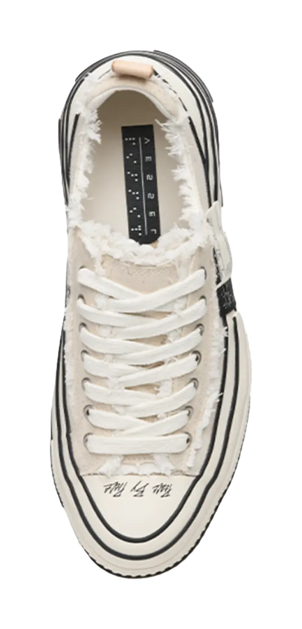 VESSEL Low top Canvas Shoes Unisex Black  VJSNEAKER