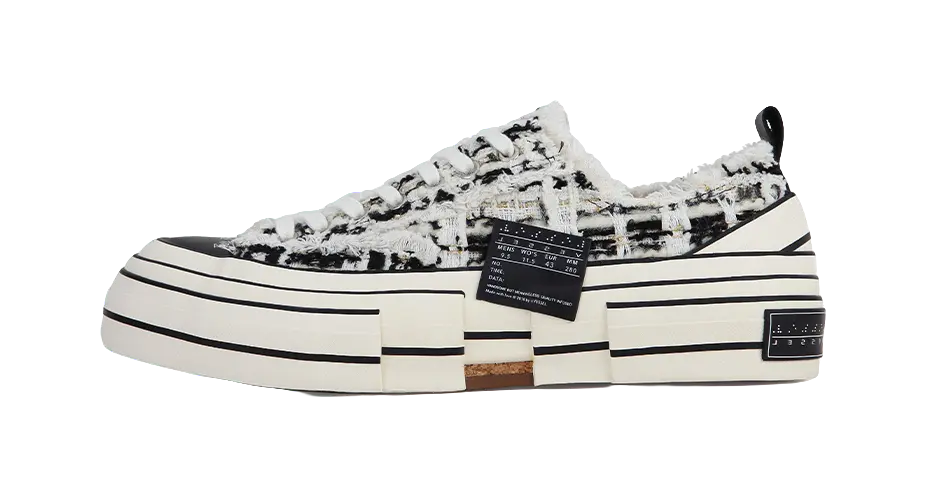 VESSEL Low top Canvas Shoes Unisex Black White  VJSNEAKER