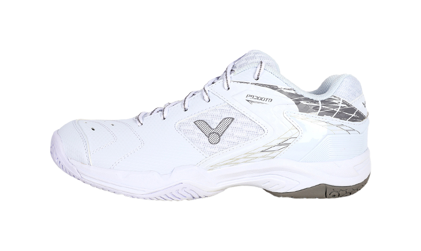 VICTOR 9200TD Anti-Slip And Wear-Resistant Breathable Low-Top Badminton Shoes Unisex White Gray 