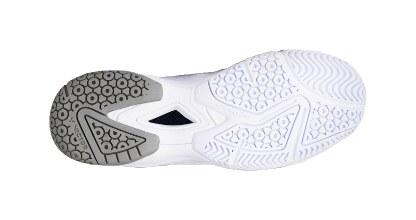 VICTOR 9200TD Anti-Slip And Wear-Resistant Breathable Low-Top Badminton Shoes Unisex White Gray 