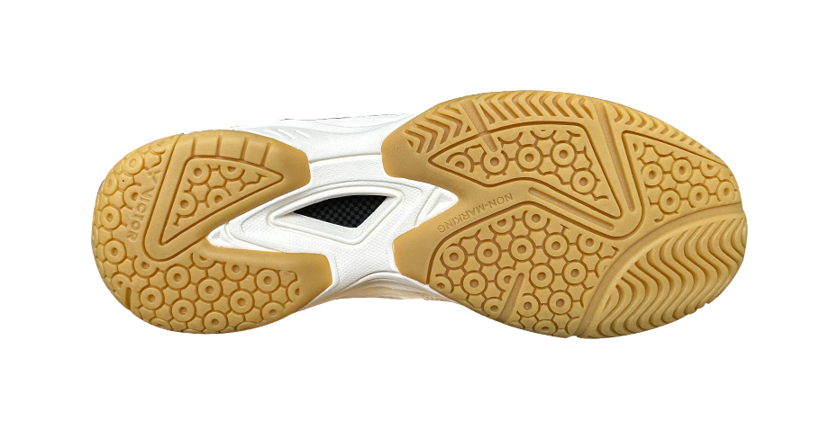 VICTOR 9200TD Low-Top Badminton Shoes - Cushioned & Wear-Resistant Unisex White 