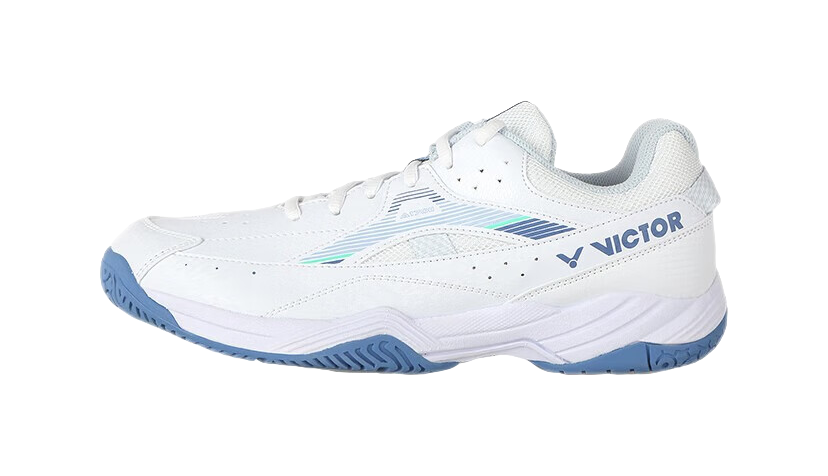 VICTOR A170Ⅱ Low-Top Badminton Shoes - Anti-Slip & Abrasion Resistant Unisex White Blue 
