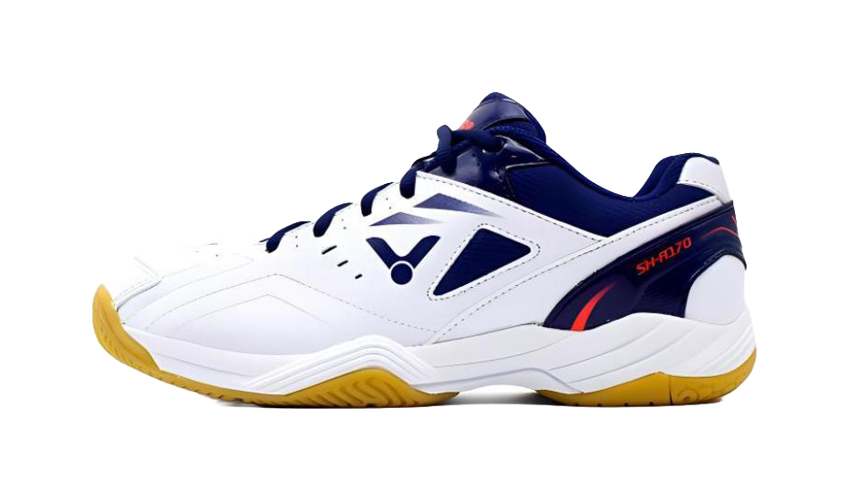 VICTOR A170Ⅱ Slip Resistant Abrasion Resistant Low top Badminton Shoes Unisex White Cyan 