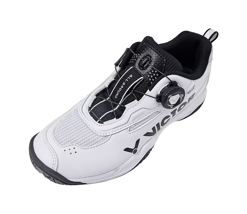 VICTOR Abrasion Resistant Breathable Low top Badminton Shoes Unisex Black 