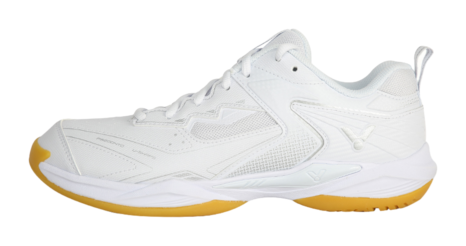 VICTOR Cushioning And Abrasion Resistant Coverage Low Top Badminton Shoes Unisex Pearl White 