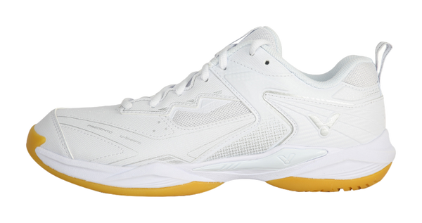 VICTOR Cushioning And Abrasion Resistant Coverage Low Top Badminton Shoes Unisex Pearl White 