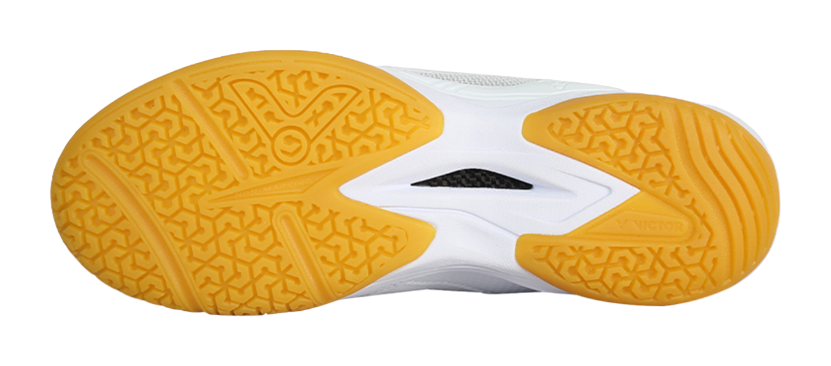 VICTOR Cushioning And Abrasion Resistant Coverage Low Top Badminton Shoes Unisex Pearl White 