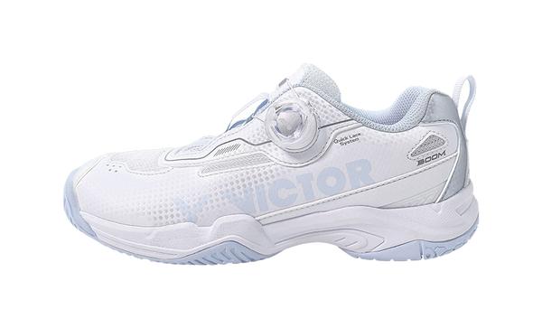 VICTOR Slip Resistant Coverage Low Top Badminton Shoes Unisex White 