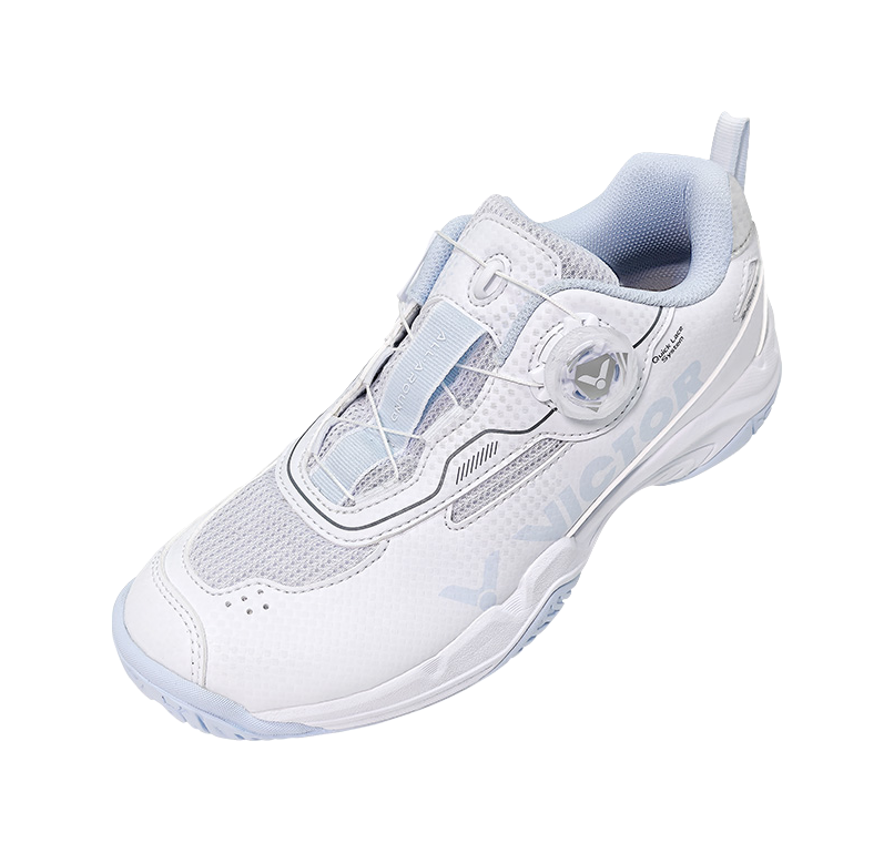 VICTOR Slip Resistant Coverage Low Top Badminton Shoes Unisex White 