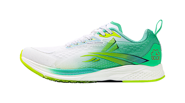 Volanti 911 Dream Lightning Cushioning And Breathable Low Top Running Shoes Unisex White Green 
