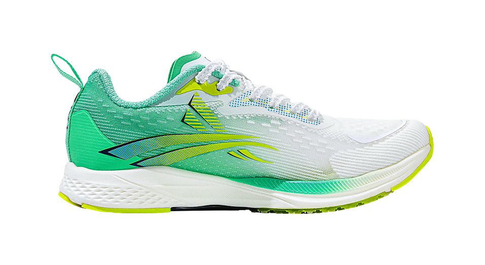 Volanti 911 Dream Lightning Cushioning And Breathable Low Top Running Shoes Unisex White Green 