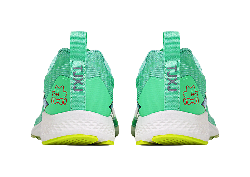 Volanti 911 Dream Lightning Cushioning And Breathable Low Top Running Shoes Unisex White Green 