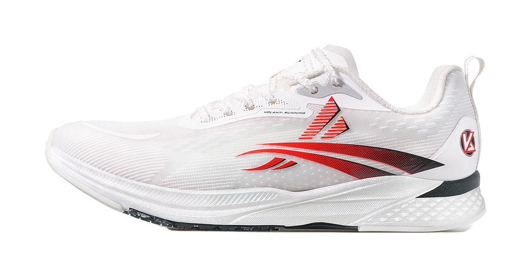 Volanti 911 Dream Lightning Shock Absorbers Slip Resistant Low top Training Sprint Running Shoes Unisex White 