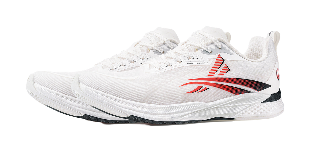 Volanti 911 Dream Lightning Shock Absorbers Slip Resistant Low top Training Sprint Running Shoes Unisex White 