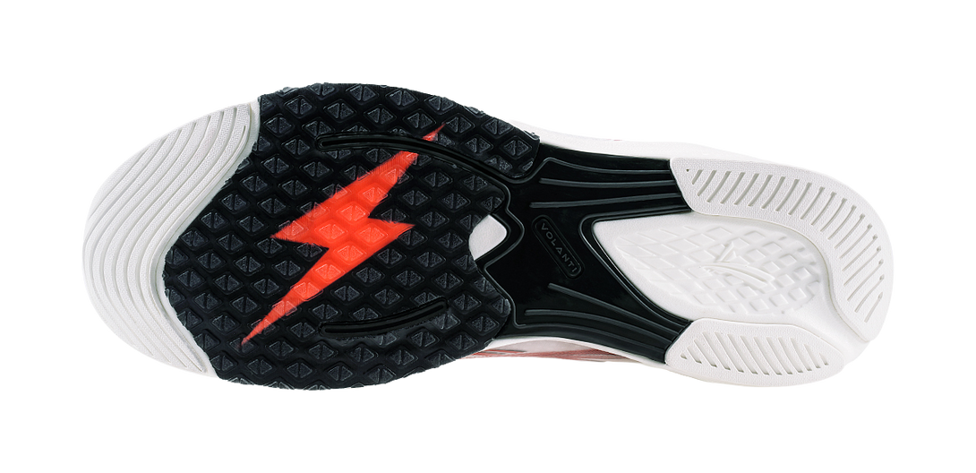 Volanti 911 Dream Lightning Shock Absorbers Slip Resistant Low top Training Sprint Running Shoes Unisex White 